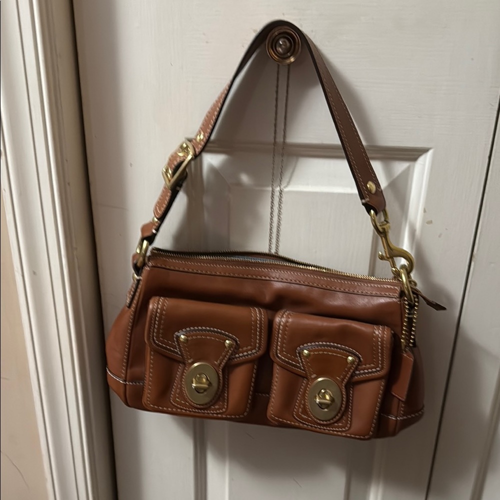 Brown Leather Shoulder Bag